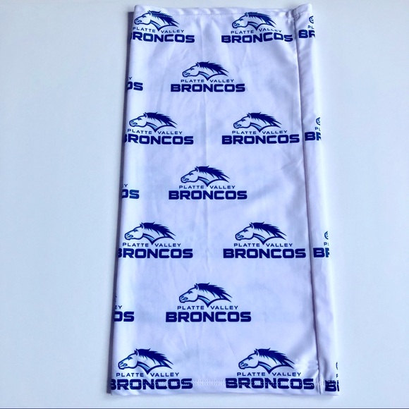 Neck Gaiter Headband Hiking Wear PLATTE VALLEY BRONCOS Men’s UNISEX - Picture 2 of 11
